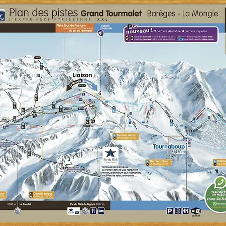 Lumineux 6 Personnes, Sud, Proche Pistes - La Mongie Баньер-де-Бигор